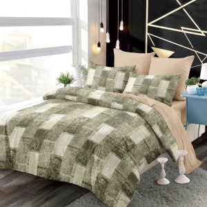 Lenjerii bumbac gros tip finet cu elastic, 6 piese, pat matrimonial, Transport gratuit, cod produs LF0477