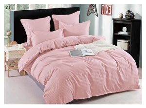 Lenjerii de pat dublu Damasc cearceaf cu elastic 6 piese LDA4