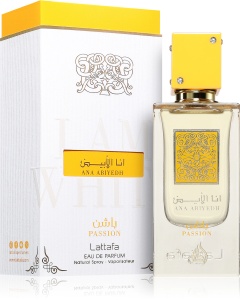 Ana Abiyedh Passion, Lattafa 60 ml, apa de parfum, unisex - Img 2