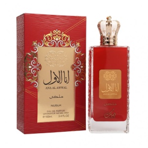 Parfum Ana Al Awwal Red, Nusuk, apa de parfum 100 ml, femei - Img 4
