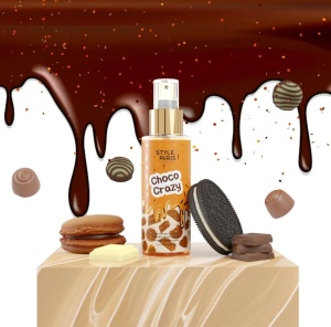 Spray de corp Choco Crazy - Style Paris, 100 ml - Img 3