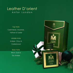 LEATHER D'ORIENT by ANFAR LONDON, perfume extract, men, 115ML - Img 3