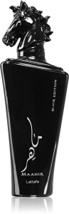 Parfum arabesc Maahir Black Edition, Lattafa, apa de parfum 100 ml, barbat