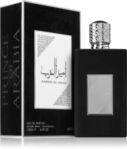 Parfum arabesc Ameer Al Arab Black, Asdaaf, apa de parfum 100 ml, barbati - Img 2