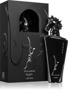 Parfum arabesc Maahir Black Edition, Lattafa, apa de parfum 100 ml, barbat - Img 2