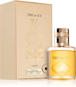 Apa de parfum Fire On Ice, Lattafa, unisex 110 ml - Img 2