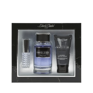 Set cadou 3 produse, DC, Favoloso, apă de parfum + gel de dus + mini parfum