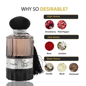 Parfum Musky Rose, Nusuk, apa de parfum 100 ml, femei - Img 4