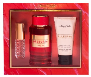Set cadou 3 produse Allegria, apă de parfum + loțiune de corp + mini parfum
