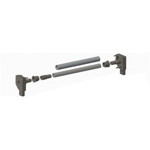 Mecanism actionare plasa tip rulou, arc tensionabil, coltare caseta