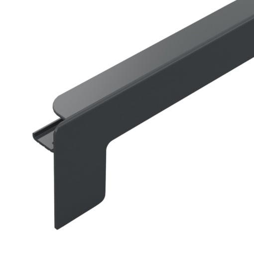 Set capace laterale glaf premium, Tip C, aluminiu, stanga - dreapta GRI ANTRACIT RAL7016