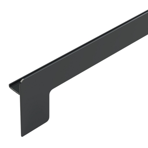 Set capace laterale glaf premium, Tip L, aluminiu, stanga - dreapta GRI ANTRACIT RAL7016