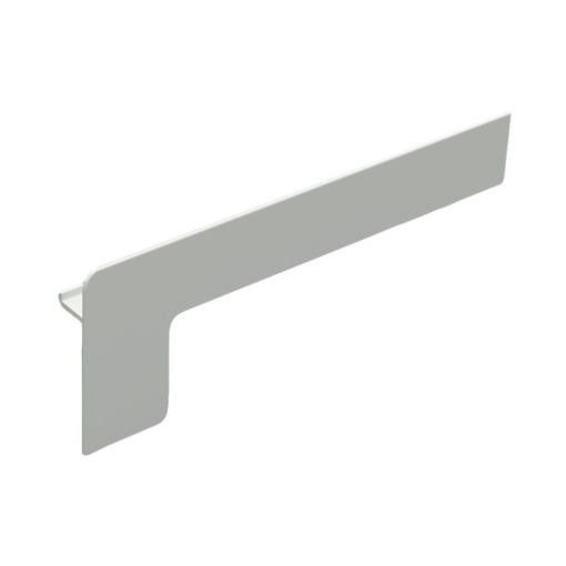 Set capace laterale glaf premium, Tip L, aluminiu, stanga - dreapta ALB