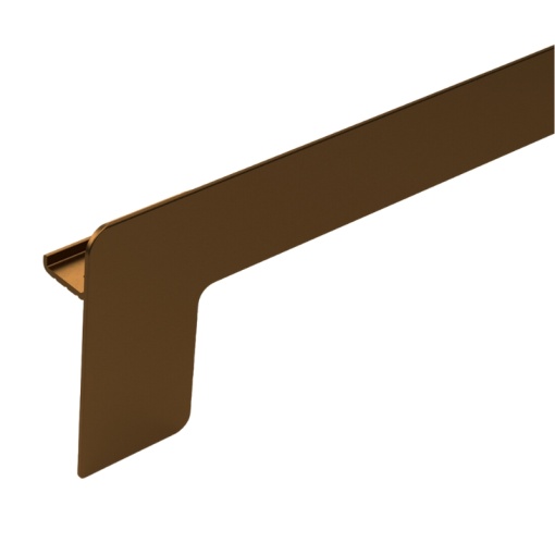 Set capace laterale glaf premium, Tip L, aluminiu, stanga - dreapta BRONZ INCHIS C33