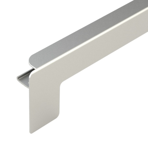Set capace laterale glaf premium, Tip C, aluminiu, stanga - dreapta ARGINTIU EV01