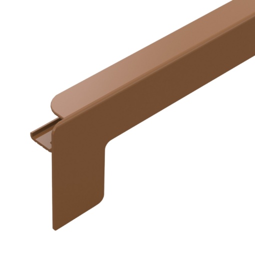 Set capace laterale glaf premium, Tip C, aluminiu, stanga - dreapta STEJAR AURIU RAL8003