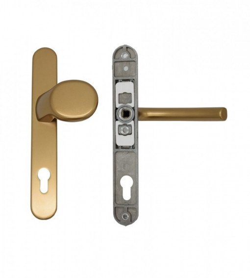 Maner cu buton 92mm, bronze, Blaugelb, exterior