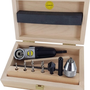 Adaptor unghiular profesional pentru gaurire in spatii inguste. FAMAG 1597.750, Prindere 1/4", angrenaj metalic si performanta germana garantata. - Img 2