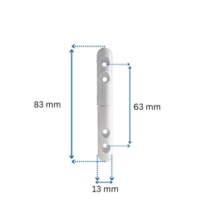 Balama plasa tantari plastic, alb, maro, stejar auriu, gri-antracit, negru - Img 2