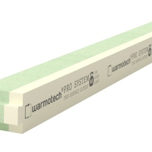 Precadru termoizolant profesional Warmotech Pro+ 80x80x1215 mm – Standard nZEB si Casa Pasiva