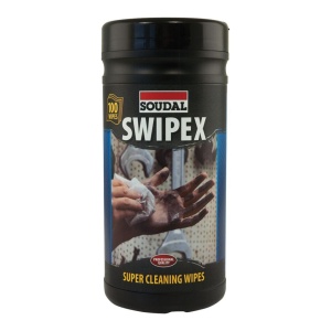 Servetele SWIPEX Soudal 100 buc, curatare rapida maini si unelte de adezivi