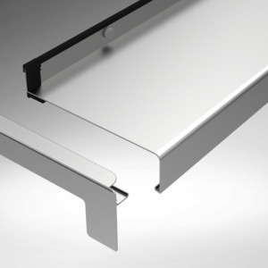 Set capace laterale glaf premium, Tip C, aluminiu, stanga - dreapta ARGINTIU EV01 - Img 2