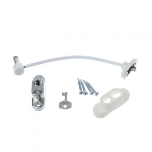 Sistem restrictionare fereastra sau usa pvc cu cablu, alb - Img 4