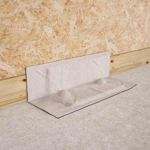 Banda bituminoasa autoadeziva, tencuibila, Bytum Band 240 mm x 15 M, pentru subraturi neregulate, impermeabila la apa - Img 4