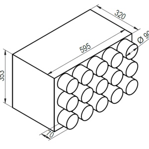 Distribuitor axial 15x90 racord DN200 - Img 2