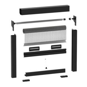 Plasa tantari tip RULOU, ALB, retractabila - Img 2