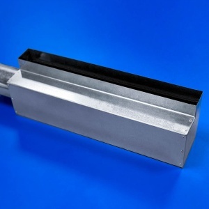 Plenum izolat racord lateral stanga 1x90, 505x155x55 - Img 2