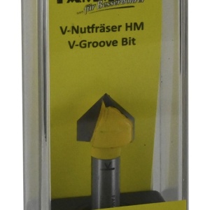 Freza V pentru caneluri, Ø 12,7 mm, 90°, tija Ø 8 mm, FAMAG 3105.890 – TCT (Widia) - Img 3