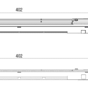 Dimensiuni Grila higroreglabila Aereco EHA2
