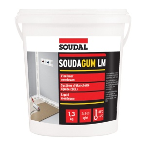 Membrana Lichida Soudal Soudagum LM 1.3kg - Hidroizolatie Baie