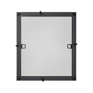 Plasa tantari FIXA cu cleme, EVO, NEGRU, montaj in toc interior, RAL 9005 - Img 8