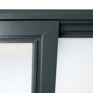 Plasa tantari usa GLISANTA - NOVA, MARO DESCHIS RAL 8014 MAT, 1 CANAT, actionare orizontala - Img 3