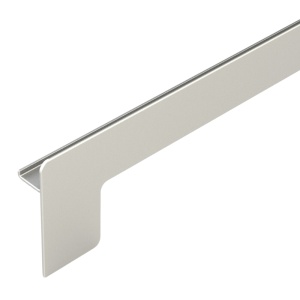 Set capace laterale glaf premium, Tip L, aluminiu, stanga - dreapta ARGINTIU EV01