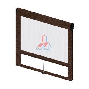 Plasa tantari tip RULOU, NOVA, Infoliere NUC, pregaurita pentru prindere in colturi, caseta profil 40 mm