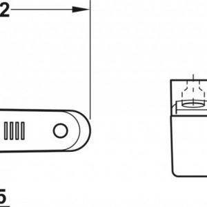 Sistem blocare cu alarma pentru fereastra sau usa, RAL 8003 - Img 3