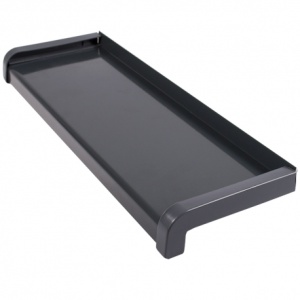 Capac tencuibil pentru glaf exterior aluminiu, gri antracit, 50 cm, tip C - Img 2