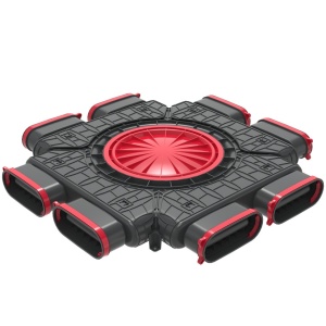Cutie de distribuție ARIA FLAT, 8 conexiuni
