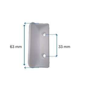 Maner plasa tantari plastic, alb, maro, stejar auriu, gri-antracit, negru - Img 2