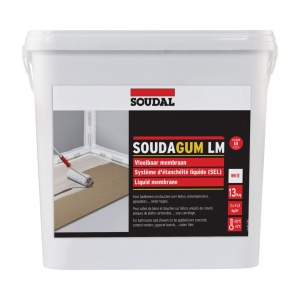 Membrana Lichida Soudal Soudagum LM 13 kg - Hidroizolatie profesionala Baie