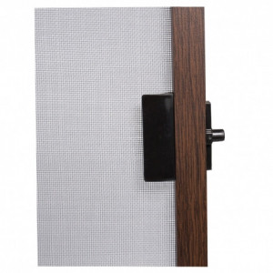 Plasa tantari pentru fereastra PVC si aluminiu WENGHE, pe balamale