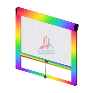 Plasa tantari tip RULOU, NOVA, VOPSIRE RAL, pregaurita pentru prindere in colturi, caseta profil 40 mm