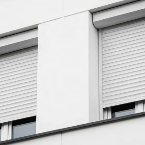 Rulou exterior cu acționare electrică solară - Maro deschis - Img 5