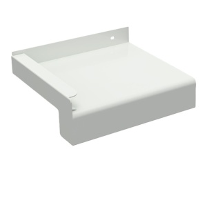 Set capace laterale glaf premium, Tip C, aluminiu, stanga - dreapta ALB - Img 3