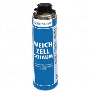 Spuma poliuretanica cu celule inchise, 750 ml, pentru pistol, ISOCELL Isowindow