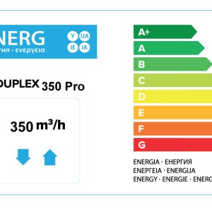 Unitate de ventilație cu recuperare de căldură Duplex 350 Pro (montaj sub plafon) - Img 6