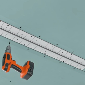 Difuzor liniar de ventilatie fără ramă (incastrat in rigips), ERGOVENT LINEO-PRO VERTICAL 600x20, racord 2xD75 - Img 6